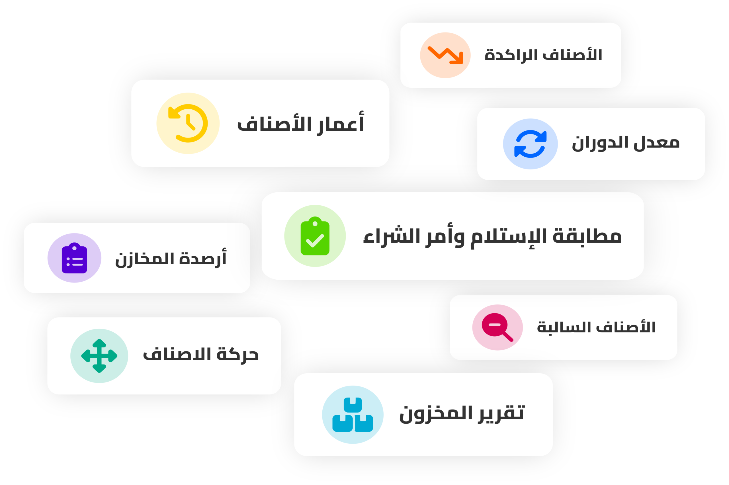 تقارير ادارة المشتريات في نظام اكس سين