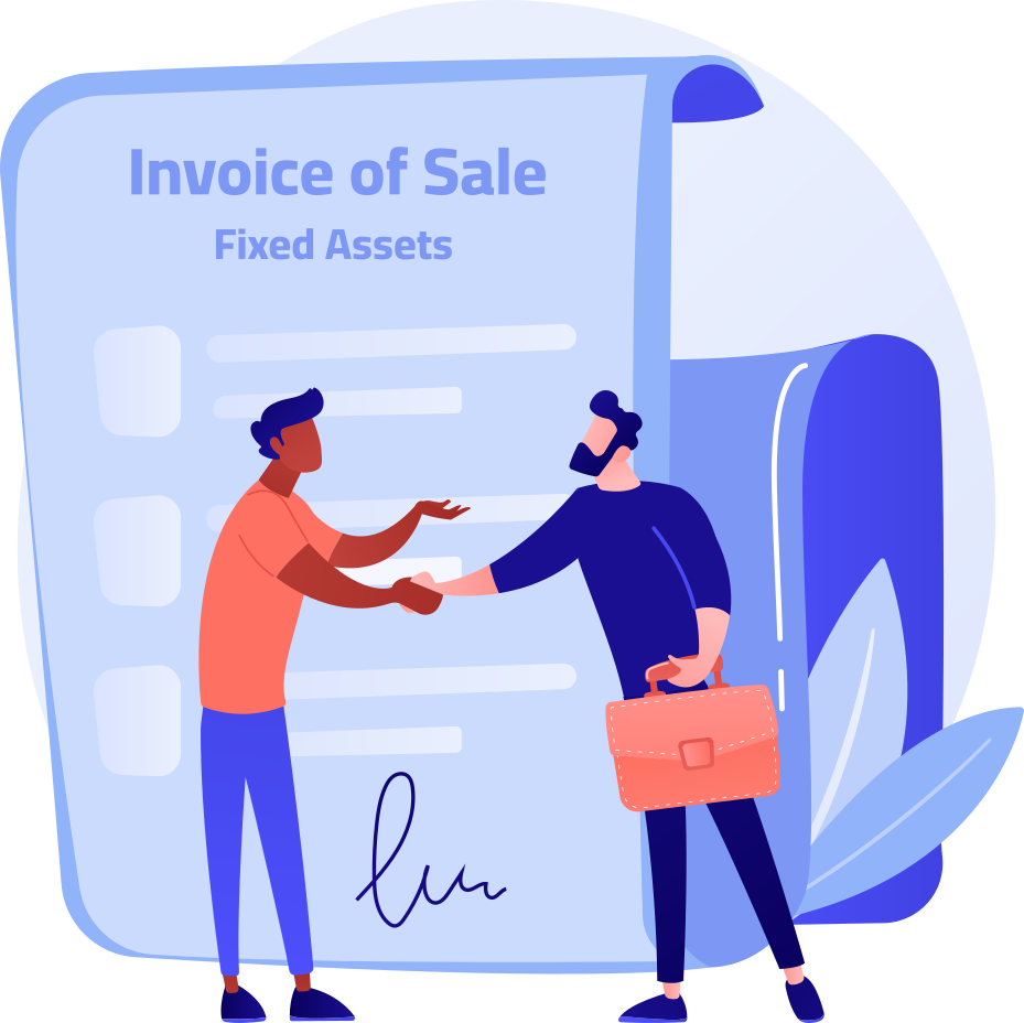 Fixed Assets Sale in XSEEN ERP system